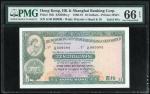 1981年汇丰银行10元，幸运号G/40 999999，PMG 65EPQ