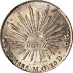 MEXICO. 8 Reales, 1885-Do MC. Durango Mint. NGC MS-63.