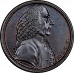 1773 Lord Chatham Medal. Betts-522. Copper, 25 mm. MS-63 BN (PCGS).