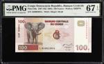 CONGO DEMOCRATIC REPUBLIC. Banque Centrale du Congo. 100 Francs, 1997. P-90a. PMG Superb Gem Uncircu