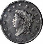 1826 Matron Head Cent. N-3. Rarity-3. AU-53 (PCGS).