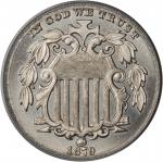 1879/8 Shield Nickel. Proof-65 (PCGS). CAC.