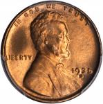 1935-D Lincoln Cent. MS-67+ RD (PCGS).