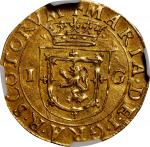 SCOTLAND. 44 Shillings (Lion), 1553. Edinburgh Mint. Mary. NGC EF-45.