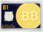 2011 Bitbills 1 Bitcoin Card. Loaded. Firstbits 16D29Xiv. Genuine (PCGS).