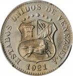 VENEZUELA. 5 Centimos, 1921. PCGS MS-64 Gold Shield.