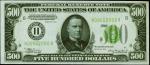 Fr. 2201-Hlgs. 1934 $500 Federal Reserve Note. St. Louis. PMG Choice About Uncirculated 58 Net. Pinh