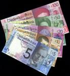 Clydesdale Bank, £5, £10, £20, £50, £100, 2009, prefix W/HS, (Pick 229l, j, k, l, m), £20 serial num