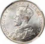 CANADA. 50 Cents, 1929. Ottawa Mint. NGC MS-63+.