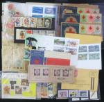 A-Z World Stamp - Lot of hundreds of used postage stamps of various countries included Belgium, Repu