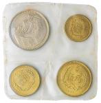 1980年、1981年四枚套流通币（长城）