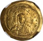 CONSTANTINE IX, 1042-1055. AV Histamenon Nomisma (4.44 gms), Constantinople Mint.