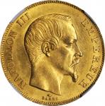 FRANCE. 50 Franc, 1857-A. Paris Mint. NGC MS-63.