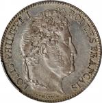 FRANCE. Franc, 1847-A. Paris Mint. Louis Philippe I. PCGS AU-55.