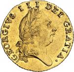 GRANDE-BRETAGNE - UNITED KINGDOMGeorges III (1760-1820). Demi-guinée, 5e tête 1787, Londres. PCGS AU