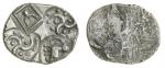 India, Ancient, Andhra Janapada, (c.500-350 BC), Half-Karshapana, 1.57g, uniface, four punch-marks: 