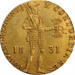 POLAND. Ducat, 1831. Warsaw Mint. PCGS AU-50.