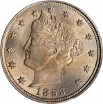 1893 Liberty Head Nickel. MS-65 (PCGS).