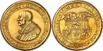Saxe, George Herzog (1500-1539). Médaille 1533, fonte en or au poids de 10 ducats, par Magdeburger.