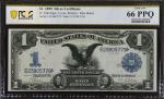 Lot of (4) Fr. 226a. 1899 $1 Silver Certificate. PCGS Banknote Gem Uncirculated 66 PPQ. Consecutive.