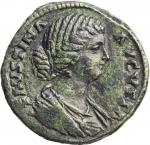 FAUSTINA JUNIOR (DAUGHTER OF ANTONINUS PIUS & WIFE OF MARCUS AURELIUS). AE Sestertius (25.89 gms), R