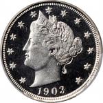 1903 Liberty Head Nickel. Proof-67+ Cameo (PCGS). CAC.