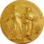 FRANCE. Paris Agricultural Show Gold Award Medal, 1910. Paris Mint. UNCIRCULATED Details. Damage.