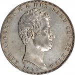 ITALY. Sardinia. 5 Lire, 1849-P. Genoa Mint. Carlo Alberto. PCGS AU-58.