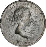 Cast Copy 1792 (ca. 19th Century) Eagle on Globe Quarter Dollar. Lead. Judd-12, Pollock-14. About Un
