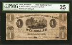 Kirtland, Ohio. Kirtland Safety Society Bank. 1837 $1. "Anti-Banking Note."  PMG Very Fine 25.