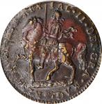 IRELAND. Gun Money Crown, 1690. Dublin or Limerick Mint. James II. PCGS AU-55 Gold Shield.