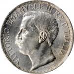 ITALY. 2 Lire, 1911-R. Rome Mint. NGC MS-63.