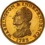 “1783” (Circa 1860) Washington Draped Bust Reissue by W.S. Taylor. No Button. Musante GW-107, Baker-