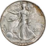 1929-D Walking Liberty Half Dollar. MS-62 (NGC).