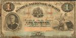 HAITI. Banque Nationale DHaiti. 1 Piastre, 1875. P-70. Very Good.