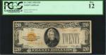 Fr. 2402. 1928 $20  Gold Certificate. PCGS Currency Fine 12.