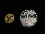 2011年世界自然基金会成立50周年纪念金银币一组2枚 完未流通