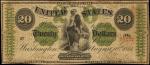 Friedberg 13. 1861 $20 Demand Note. PMG Very Fine 25.