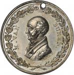 1840 Martin Van Buren. DeWitt-MVB 1840-5. White metal. 36.5 mm. About Uncirculated Details—Rim Filin