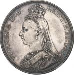 GRANDE-BRETAGNEVictoria (1837-1901). Couronne (Crown), jubilé de la Reine, Flan bruni (PROOF) 1887, 