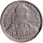 1939年10分。巴黎造币厂。 FRENCH INDO-CHINA. 10 Centimes, 1939. Paris Mint. PCGS MS-65.