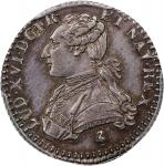 FRANCE. 12 Sols (1/10 Ecu), 1789-A. Paris Mint. Louis XVI. PCGS AU-55.