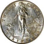 PHILIPPINES. 20 Centavos, 1917-S. San Francisco Mint. PCGS MS-64.