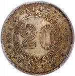 广西省造民国16年贰毫 PCGS XF 45 China, Republic, Kwangsi Province, [PCGS XF45] 20 cents, Year 16 (1927), (LM-