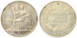 French Indo-China, silver piastre, 1903, seated Liberty on reverse, Piastre de Commerce within wreat