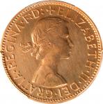 AUSTRALIA. Penny, 1956. Perth Mint. Elizabeth II. PCGS PROOF-64 Red.