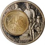 SOUTH AFRICA. Veld Pond Centennial Silver Medal, 2002. Pretoria Mint. PCGS PROOF-68 Deep Cameo.