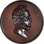 1846 American Medical Association Award Medal. By William and Charles E. Barber. Julian AM-5. Bronze