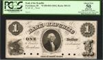 Providence, Rhode Island. Bank of the Republic. ND (18xx). $1. PCGS About New 50 Apparent. Small Edg