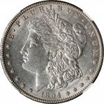 1894-S Morgan Silver Dollar. AU-55 (NGC).